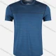 Wholesale Men's 180g Quick Dry Comfy Workout Chevron Athletic T-Shirt 8361# Dark Cerulean Clothing Wholesale Market Liuhua
