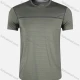 Wholesale Men's 180g Quick Dry Comfy Workout Chevron Athletic T-Shirt 8361# Army Green Clothing Wholesale Market Liuhua