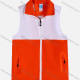 Wholesale Adult Zipper Front Reflective Splicing Supermarket Uniform Volunteer Activity Vests Orange Wholesale Clothing Market & Suppliers -LIUHUAMALL