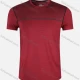 Wholesale Men's 180g Quick Dry Comfy Workout Chevron Athletic T-Shirt 8361# Maroon Clothing Wholesale Market Liuhua