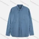 Wholesale Men's Plain 100% Cotton Long Sleeve Patch Pocket Button Down Casual Shirt Royal Blue Guangzhou Clothing Wholesale Market & Suppliers -LIUHUAMALL