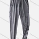 Wholesale Men's Workout Drawstring Plain Athletic Pants With Zip Pockets T122# Gray Clothing Wholesale Market Liuhua