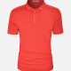Men's Silm Fit Short Sleeve Plain Polo Shirt X002# Orange Clothing Wholesale Market -LIUHUA