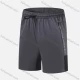 Wholesale Men's Performance Workout Slogan Athletic Drawstring Shorts With Zip Pockets A2211# Dark Gray Clothing Wholesale Market Liuhua