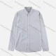 Wholesale Men's Plain 100% Cotton Long Sleeve Patch Pocket Button Down Casual Shirt Gray Clothing Wholesale Market Liuhua
