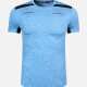 Men's Quick Dry Comfy Workout Colorblock Space Dye Athletic T-Shirt 5321# Sky Blue Clothing Wholesale Market -LIUHUA