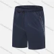 Wholesale Men's Performance Workout Slogan Athletic Drawstring Shorts With Zip Pockets A2211# Navy Clothing Wholesale Market Liuhua