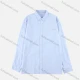 Wholesale Men's Plain 100% Cotton Long Sleeve Patch Pocket Button Down Casual Shirt Light Blue Clothing Wholesale Market Liuhua