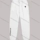 Wholesale Women's Breathable Letter Print Dual Pocket Drawstring Sweatpant White Clothing Wholesale Market Liuhua