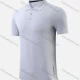 Wholesale Men's Breathable Softness High Stretchy Athletic Plain Short Sleeve Polo Shirts 909# Light Gray Clothing Wholesale Market Liuhua