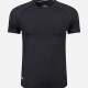 Men's Quick Dry Comfy Workout Contrast Splicing Athletic T-Shirt 6005# Black Clothing Wholesale Market -LIUHUA