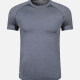 Men's Quick Dry Comfy Workout Contrast Splicing Athletic T-Shirt 6005# Dark Gray Clothing Wholesale Market -LIUHUA