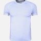 Men's Quick Dry Comfy Workout Contrast Splicing Athletic T-Shirt 6005# White Clothing Wholesale Market -LIUHUA