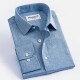 Men's Formal Long Sleeve Button Front Plain Shirts Gray Blue Clothing Wholesale Market -LIUHUA