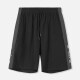 Men's Performance Workout Colorblock Slogan Athletic Shorts With Zip Pockets Black Clothing Wholesale Market -LIUHUA