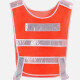 Mesh High Visibility Reflective Strips Safety Vests Orange Clothing Wholesale Market -LIUHUA