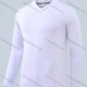 Wholesale Men's Mock Neck Long Sleeve Hot Stamping Letter Plain Athletic Sweatshirt 910# White Clothing Wholesale Market Liuhua