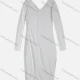 Wholesale Women's Casual V Neck Long Sleeve Split Side Plain Dress Light Gray Guangzhou Clothing Wholesale Market & Suppliers -LIUHUAMALL