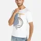 Men's Casual Round Neck Geometric Splicing Short Sleeve Tee White Clothing Wholesale Market -LIUHUA