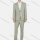 Wholesale Men's Business Striped Lapel One Button Flap Pockets Blazer & Trousers 2 Piece Sets 20# Guangzhou Clothing Wholesale Market & Suppliers -LIUHUAMALL