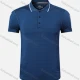 Wholesale Men's Casual Plain Quick Dry Comfy Workout Athletic Polo Shirt 905# Medium Blue Clothing Wholesale Market Liuhua