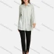 Wholesale Women's Casual Women's Casual Button Front Poet Sleeve Plain Tunic 2 Clothing Wholesale Market Liuhua
