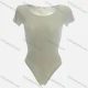 Wholesale Women's Basic Plain Round Neck Short Sleeve Bodycon Bodysuits Light Green Clothing Wholesale Market Liuhua