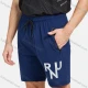 Wholesale Men's Athletic Drawstring Letter Print Zipper Pockets Running Shorts Blue Clothing Wholesale Market Liuhua