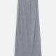 Women's Solid French Rib Casual Maxi Skirt Gray Clothing Wholesale Market -LIUHUA