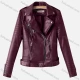 Wholesale Women's Casual Lapel Zipper Pockets Leather Plain Crop Biker Jacket With Belt 5# Clothing Wholesale Market Liuhua
