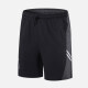 Men's Performance Workout Colorblock Striped Athletic Shorts With Zip Pockets A033# Black Clothing Wholesale Market -LIUHUA