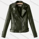 Wholesale Women's Casual Lapel Zipper Pockets Leather Plain Crop Biker Jacket With Belt 8# Clothing Wholesale Market Liuhua