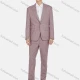 Wholesale Men's Business Striped Lapel One Button Flap Pockets Blazer & Trousers 2 Piece Sets 21# Clothing Wholesale Market Liuhua