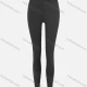 Wholesale Women's Sporty Plain High Waist Sheer Mesh Elastic Leggings Black Clothing Wholesale Market Liuhua