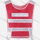 Wholesale Mesh High Visibility Reflective Strips Safety Vests Red Clothing Wholesale Market Liuhua