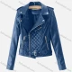 Wholesale Women's Fashion Motorcycle Lapel Zipper Pockets Leather Plain Jacket With Belt 57# Clothing Wholesale Market Liuhua