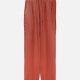 Women's Drawstring Pockets Plain Casual Pants Red Clothing Wholesale Market -LIUHUA