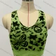 Wholesale Woman's Fashion Round Neck Butterfly Cartoon Print Striped Knit Crop Sweater Tank Top 551 Clothing Wholesale Market Liuhua