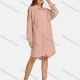 Wholesale Women's Casual Drop Shoulder Shirt Collar Button Front Long Sleeve Star Rhinestone Plain Tunic 1 Clothing Wholesale Market Liuhua