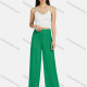 Wholesale Women's Casual Drawstring Shirred Plain Wide Leg Trouser 9# Wholesale Clothing Market & Suppliers -LIUHUAMALL