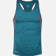 Men's 120g Quick Dry Comfy Workout Racerback Athletic Colorblock Tank Top 2220# Dark Cyan Clothing Wholesale Market -LIUHUA