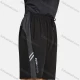 Wholesale Men's Athletic Drawstring Patch Pocket Letter Print Running Shorts Black Clothing Wholesale Market Liuhua