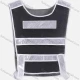 Wholesale Mesh High Visibility Reflective Strips Safety Vests Black Clothing Wholesale Market Liuhua