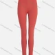 Wholesale Women's Sporty High Waist Plain Long Yoga Leggings Red Clothing Wholesale Market Liuhua