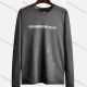 Wholesale Men's Round Neck Long Sleeve Letter Graphic Workout Sweatshirt 2080# Dark Gray Clothing Wholesale Market Liuhua