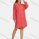 Wholesale Women's Casual Drop Shoulder Shirt Collar Button Front Long Sleeve Star Rhinestone Plain Tunic 7 Clothing Wholesale Market Liuhua