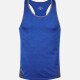 Men's 120g Quick Dry Comfy Workout Racerback Athletic Colorblock Tank Top 2221# Blue Clothing Wholesale Market -LIUHUA