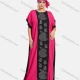 Wholesale Women's African Bat Sleeve Plus Size Rhinestone Colorblock Maxi Kaftan Dress With Turban SB-28-SS# R Guangzhou Clothing Wholesale Market & Suppliers - LIUHUAMALL
