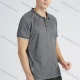 Wholesale Men's Sporty Collared Short Sleeve Quick-dry Breathable Polo Shirt Gray Clothing Wholesale Market Liuhua