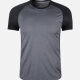 Men's Quick Dry Comfy Workout Raglan Sleeve Colorblock Athletic T-Shirt 3005# Dark Gray Clothing Wholesale Market -LIUHUA